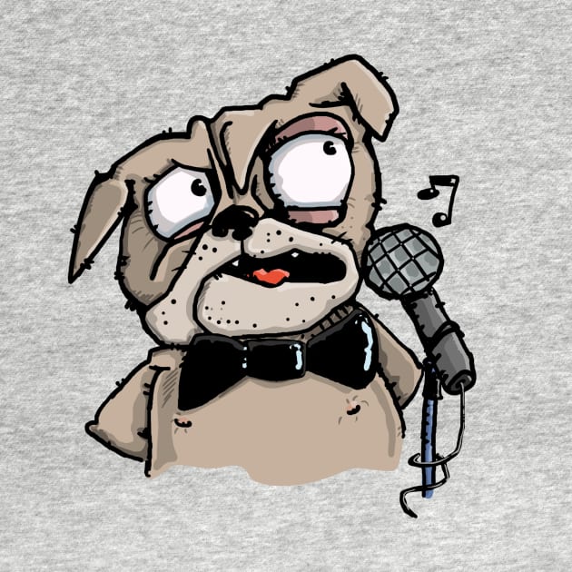 The Pug sings My Way by schlag.art